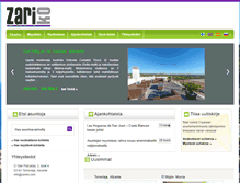 Tablet Screenshot of holidaypropertiesinspain.com